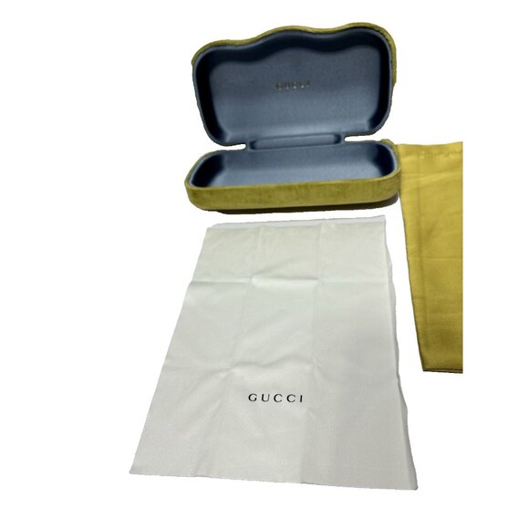 GUCCI Oversized XL Felt Sunglasses Case with Cleaning Cloth & Bag - Authentic - Picture 4 of 14